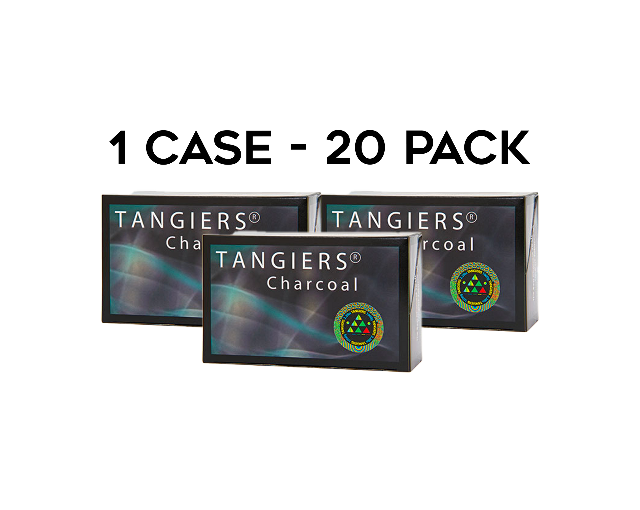 Tangiers (Gen1) Silver Tab Hookah Charcoals - Case of 20 Packs
